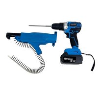 Portable automatique décoration panneau de gypse chaîne chaîne ceinture sans fil vis pistolet tête de clou pour bois