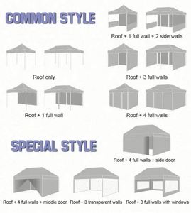 Heavy Duty Aluminum Frame 20X10 Ft <b>Canopy</b> Gazebo <b>Tent</b> Custom Logo Advertising Display Waterproof Sidewalls Oxford Fabric Free - Product Image 4