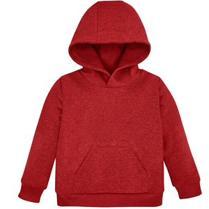 Sweat-shirt à capuche surdimensionné pour homme, 100% coton, doublé en polaire, uni, avec poche, logo personnalisé, vêtements décontractés d'hiver - Product Image 4