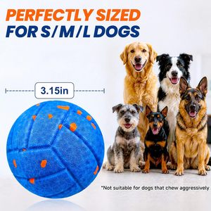 Factory Custom Durable Eco-Friendly Rechargeable Exercise <b>Ball</b> <b>Dog</b> Toy Shell Touch Sensors-Modern Soft Toy New Year Christmas - Product Image 4