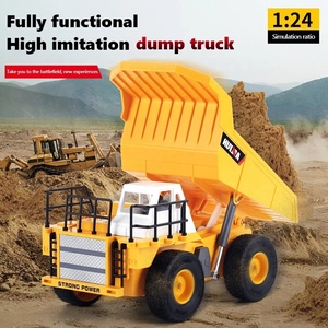 HUINA-cargador de construcción 1517 1/24 6CH, camión de descarga a Control remoto, modelo de excavadora con luces y sonido - Product Image 6