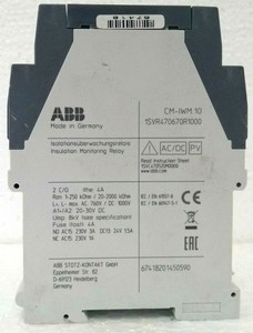 1SVR470670R1000 CMIWM10 รีเลย์ตรวจสอบฉนวน รีเลย์ตรวจสอบ PLC - Product Image 2