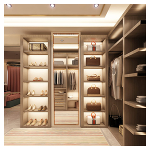 CBMmart Italian Luxury Custom <strong>Big</strong> Wardrobe <strong>Closet</strong> Room Cabinet Walkin Double Glass Sliding Wardrobe Doors Design - Product Image 5