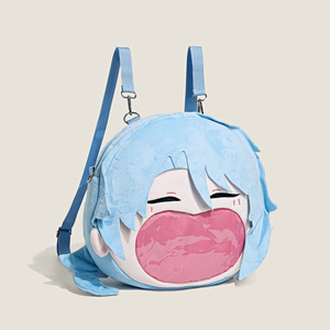 Mochila ACGN <span class=keywords><strong>Kamisato</strong></span> <span class=keywords><strong>Ayato</strong></span> Itabag de animación 2D con personaje de dibujos animados periférico de gran capacidad bandolera para niños - Product Image 3