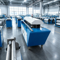 Machine de formage de brides TDF/TDC WinYing, ligne de production de tuyaux en acier inoxydable motorisée et équipement de fabrication de conduits, puissance 3 kW