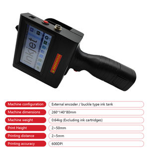 Multi-purpose Handheld <strong>Coding</strong> <strong>Machine</strong> Food Cosmetics Electronic Industry Date Batch Number Printing Continuous Inkjet Printer - Product Image 6