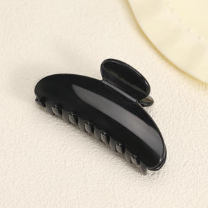 Pince à cheveux élégante en demi-cercle brillant style coréen pour femme, petite pince requin pour l'arrière de la tête, accessoires capillaires haut de gamme - Product Image 3