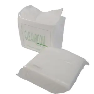 JUJIE Suppliers Industrial Cleaning 6x6inch Lint Free Disposable 0606 Woodpulp Polyester Nonwoven Cleanroom Wipes