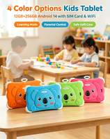 Tablet Anak Tangguh Pribadi 7-inci Gaming 12+256GB Dual SIM Tablet Baterai Besar Google Edukasi Tablet Anak Murah