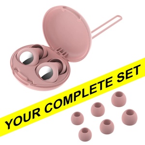 Tapones de Oído Reutilizables Suaves para Protección Auditiva, Reducción de Ruido para Dormir, 4 Puntas de Silicona, Tapones de Oído Silenciosos - Product Image 4