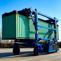 Porte-conteneurs mobile polyvalent pour petits entrepôts, capacité 20 à 25 tonnes, équipement de levage de conteneurs mobiles