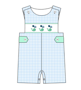 Nuevo diseño de ropa de boutique de verano, vestido fruncido con bordado de ballena, ropa fruncida - Product Image 4