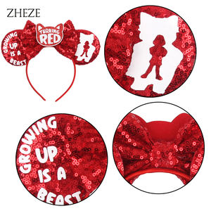 عصابة رأس أنيقة وجذابة للفتيات بتصميم ميني ماوس مع فيونكة وترتر، إكسسوار شعر للنساء للحفلات والأعياد وحفلات الزفاف - Product Image 6