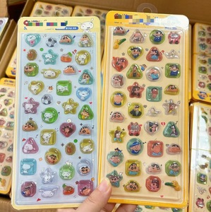 <span class=keywords><strong>Autocollants</strong></span> 3D en relief mignons en cristal, style dessin animé ancien, sur toile de chanvre, thème biologie, Pokémon et BONBO DROP - Product Image 2