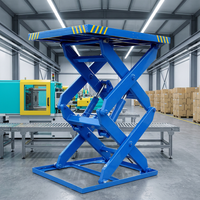 Table élévatrice fixe standard de 1 à 13 pieds avec rampe, vitesse de descente réglable, tension personnalisée, capacité de charge de 880 lb à 17600 lb