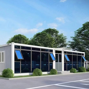 Prefab 39sqm คลาสสิกแบบฝาพับสำหรับวิลล่า2ห้องนอนบ้านอัจฉริยะ, บ้านสำเร็จรูปแบบแยกส่วนขยายได้ป้องกันพายุเฮอริเคน - Product Image 2