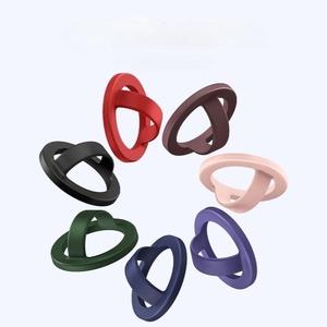 2024 New Trending Liquid Silicone Magnetic Finger Ring <strong>Grip</strong> for Back of Phone, Phone Holder Phone <strong>Grip</strong> for <strong>Magsafe</strong> - Product Image 1