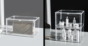 Lavinia Transparent Shoe <strong>Box</strong> Thickened Shoes Organizers Plastic Fold Dustproof <strong>Storage</strong> <strong>Box</strong> <strong>Stackable</strong> Various Styles - Product Image 6
