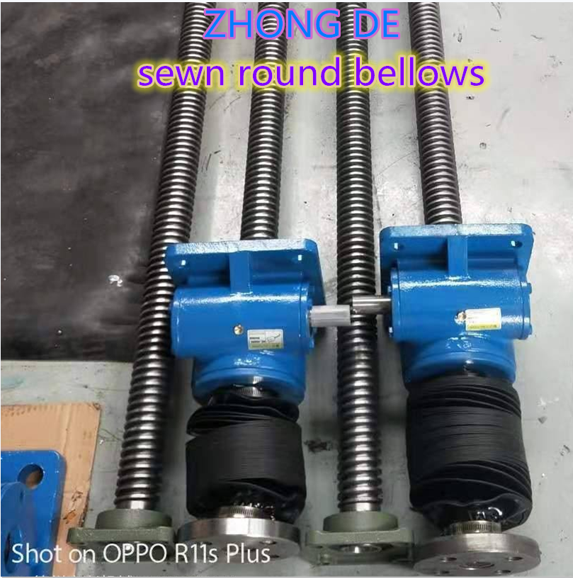 Cylinder Bellows Cover Manufacturer Ball Screw Rubber Bellows Cover 15