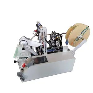 Auto round bottle sticker labeling machine paper adhesive label machine