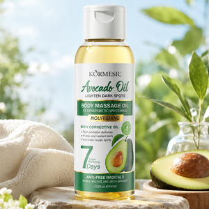 KORMESIC - <span class=keywords><strong>Aceite</strong></span> Corporal <span class=keywords><strong>de</strong></span> <span class=keywords><strong>Aguacate</strong></span> <span class=keywords><strong>de</strong></span> 100 ml <span class=keywords><strong>de</strong></span> Marca Propia, Extracto <span class=keywords><strong>de</strong></span> Plantas Blanqueadoras, Reduce <span class=keywords><strong>las</strong></span> Líneas Finas y <span class=keywords><strong>las</strong></span> <span class=keywords><strong>Arrugas</strong></span>, <span class=keywords><strong>Aceite</strong></span> Corporal <span class=keywords><strong>para</strong></span> Adultos - Product Image 1