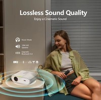 Projecteur X1 1000ansi avec Google TV, projecteur de données, meilleure qualité Full HD 4K, Android Wifi BT, projecteur de cinéma maison