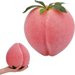 Giả Lớn Màu Đỏ Táo Nhân Tạo Trái Cây Lớn Sống Động Như Thật Lê Đào Cam Dâu Tây Cherry Chuối Cho Cửa Hàng Trang Trí Nội Thất - Product Image 2