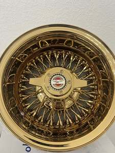 ล้อแม็กซ์สีทองทั้งวง ขนาด 13x7 14x7 แบบเดย์ตัน 72 ก้าน สำหรับรถโลว์ไรเดอร์ ใช้กับ<span class=keywords><strong>ยาง</strong></span>ขอบขาวขนาด 155/80/13 - Product Image 6