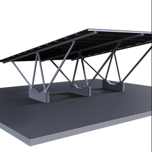<span class=keywords><strong>Panneau</strong></span> photovoltaïque Offre Spéciale étanche en aluminium solaire photovoltaïque carport système de montage solaire Double abri de stationnement de voiture - Product Image 1