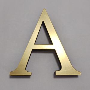 ملصق مرآة لاصق ذاتي اللصق 10/20 عالي الجودة من الأكريليك السميك بحروف أبجدية ثلاثية الأبعاد لتزيين جدران البار والبار والمتاجر والفنادق والمنازل - Product Image 1