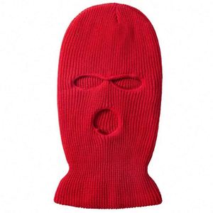 Balaclava en tricot acrylique, masque intégral pour le ski, bonnet multicolores, masque de ski avec logo personnalisé pour les événements promotionnels - Product Image 4