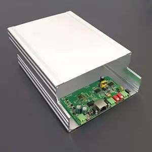 160X75Mm Aangepaste Metalen Behuizing Plaatwerk Behuizing Aluminium Elektronische Behuizing Behuizing Voor Printplaat Elektronische Voeding