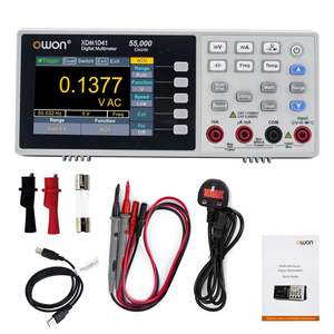 Owon Tragbares Digitales Multimeter mit Automatischer Bereichswahl XDM1241 3,5-Zoll Desktop-<span class=keywords><strong>Tester</strong></span> 55000 Counts LCD True RMS (0,5% +5) Genauigkeit - Product Image 1