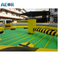 Wipeout gonflable parcours d'obstacles jeu d'effondrement gonflable machine à obstacles rotatifs Juegos Inflables