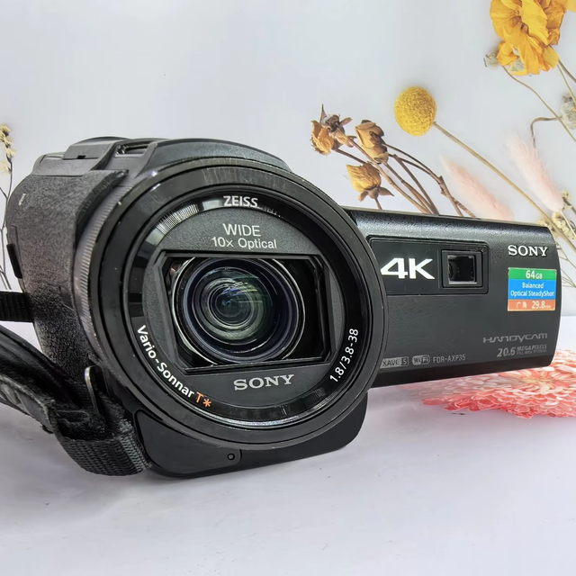90% New Sonys 4K Camera FDR-AXP35 8MP 21x-40x Optical Zoom WIFI Supported Wedding Shooting