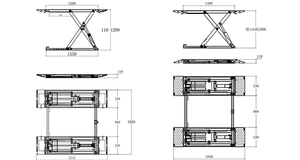 <span class=keywords><strong>Elevador</strong></span> de Tijera de Centro Abierto TFAUTENF CE 3500KG / Plataforma Extendida con Capacidad de 6,000 lb |   Equipo Automotriz Best Buy - Product Image 6