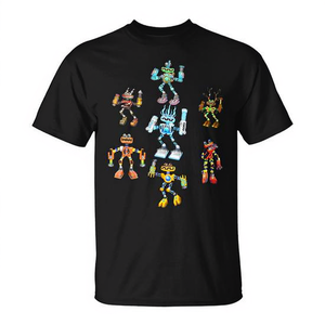 Camiseta de disfraz de robots de Singing Monsters para hombres y mujeres, camiseta promocional - Product Image 2
