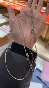 כבד 18K זהב צהוב מוצק דובאי שרשרת שרשרת <span class=keywords><strong>20</strong></span> אינץ' AU750 שרשרת שרשרת לתליון תכשיטים יקרי ערך - Product Image 6