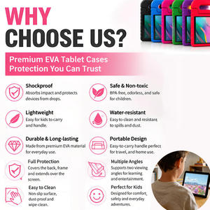 HGD Full Protection Rugged Waterproof Shockproof TPU Case iPad 10th Gen 2022 10.9 Inch <b>Tablet</b> Case with <b>Holder</b> - Product Image 5