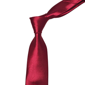 <span class=keywords><strong>Cravate</strong></span> Formelle Monochrome pour Homme en Polyester Teint Fil à Fil, Finition Lisse, Nouée à la Main, 8 cm, Infroissable, Idéale pour le Marié - Product Image 5