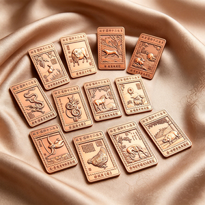 Barras de Cobre Puro 999 de 1oz Personalizadas al por Mayor, Barras de Cobre del Zodíaco Chino de la Ciudad Prohibida para Regalos Coleccionables - Product Image 4