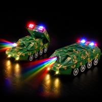 Véhicule blindé transformable électrique en gros avec fonction « Bump and Go », musique, sons et lumières LED, idéal pour cadeau d'anniversaire pour enfants