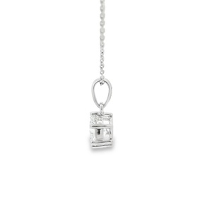 0.5Ct 1Ct 1.5Ct 2Ct Round Cut Lab Grown Diamond <b>Necklace</b> Pendant <b>D</b>-VS1 Diamond Solitaire <b>Necklace</b> Four Claws - Product Image 3