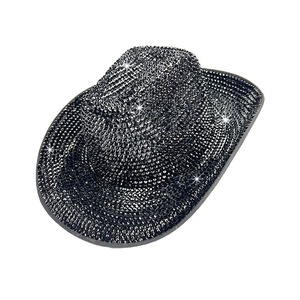 Superventas moda brillante Bling sombreros de vaquero fiesta Rhinestone sombreros de vaquero gorras para mujeres y hombres - Product Image 6