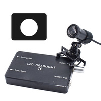 Dental LED Headlamp Surgical Magnifier Battery Portable Focus 5W European Gauge Class II Yellow White Light