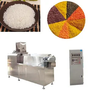 Fortified Rice Puffed Extruding Machine Artificial Rice Processing Line