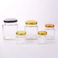 Récipients en verre de stockage des aliments de haute qualité, récipients étanches, bocaux en verre avec couvercles, boîte en verre