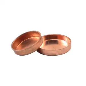 air conditioning Copper tube cap tuber pipe fittings round end cap Multiple Sizes for air conditioner