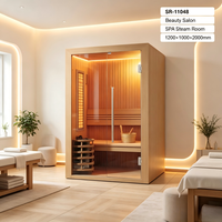 Baignoires de spa et salles de sauna, chauffe-sauna électrique portable, sauna infrarouge personnel, accessoires de sauna extérieur pour la maison