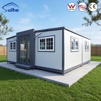 Maison conteneur préfabriquée extensible avec isolation thermique supérieure pour usage résidentiel et commercial